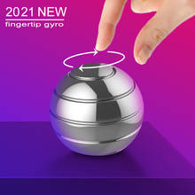 Desktop Decorations Rotary Gyro Adult Fingertip Toy  Aluminum Alloy Decompression Hypnosis Children Toys Gift Rotatable Ball 2024 - buy cheap