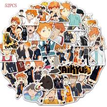 52pcs haikyuu Cosplay Waterproof Stickers Cartoon Graffiti Sticker Stickers For Laptop Luggage Skateboard Phone Decals 2024 - buy cheap