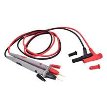 Cable de silicona con aguja, probador de multímetro Digital Universal, punta de Placa dorada, Cable de pluma, 2 unids/set por juego 2024 - compra barato