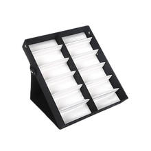 Caja para gafas de sol plegable, organizador de almacenamiento, 12 cuadros 2024 - compra barato