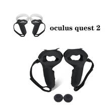 Cubierta de lente 6 en 1 para Oculus Quest 2 VR, protector de protección facial para ojos, tapa basculante, a prueba de polvo 2024 - compra barato