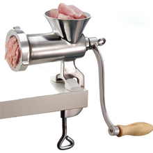Manual Meat Grinder Sausage Maker Gadget With Stuffing Tube Spice Chili Grinding Machine Aluminum Alloy Mincer House KitchenTool 2024 - buy cheap