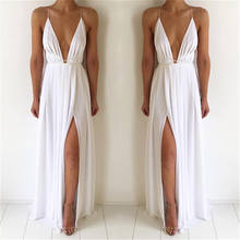 Bigsweety Sexy Maxi Dress Women Sleeveless Backless Boho Long Dress Bridesmaid Formal Summer Party Bandage Slit Dress Vestidos 2024 - buy cheap