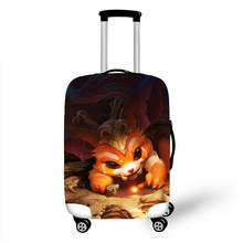 Funda protectora de equipaje para maleta elástica de 18-32 pulgadas, accesorios de viaje, League of Legends 2024 - compra barato