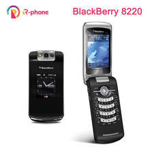 Оригинальный разблокированный мобильный телефон BlackBerry Pearl Flip 8220, 2 МП Восстановленный сотовый телефон BlackBerry 8220 2024 - купить недорого
