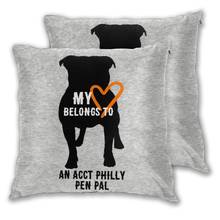 Throw Pillows Case My Heart Belongs to an ACCT Philly Pen Pal sofa decorative pillow cushions pillow cover 2024 - buy cheap