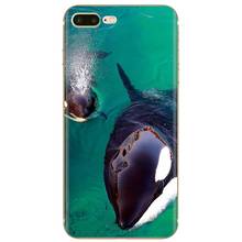 Вдохновляющий силиконовый чехол для телефона samsung Galaxy A10 A30 A40 A50 A60 A70 S6 Active Note Edge Killer Whale Orca 2024 - купить недорого