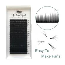 Auto Bloom Easy Fans Lash Extension Blooming Eyelashes Self-making DIY Volume Fans Lashes Makeup Eyelash Extensions 16 Lines 2024 - buy cheap