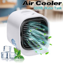 Air Cooler Fan Mini  Air Conditioner Light Desktop Air Cooling Fan USB Water Cooling Fan Humidifier Purifier For Office Home 2024 - buy cheap