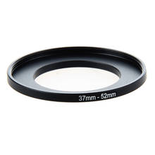 Camera Lens Filter Step Up Ring 37mm to 52mm Adapter Black 2024 - buy cheap