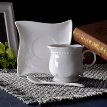 3D рельефная керамическая кружка для кофе, Ретро керамическая чашка для кофе, кружка для молока, посуда для напитков, уникальные послеобеденные чашки для чая 2024 - купить недорого