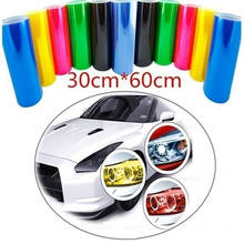 30cm x 60cm New Auto Car Smoke Fog Light Headlight Taillight Tint Vinyl Film Sheet Sticker Rear Lamp Tinting Film Sticker #PY10 2024 - buy cheap