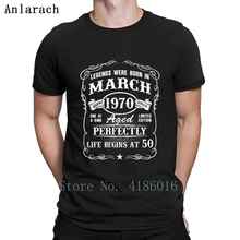 50th Birthday Gift Shirt Born March 1970 T Shirt Cotton Summer Style Cool O-Neck Design Building Cool Fitness Shirt 2024 - buy cheap