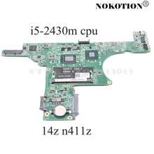 NOKOTION 85MW9 085MW9 CN-085MW9 Mainboard For Dell Inspiron 14Z N411Z Laptop Motherboard DA0R05MB8D2 I5-2430M CPU 2024 - buy cheap