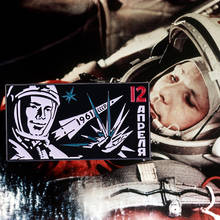 CCCP 12 de abril de 1961, insignia de Yuri Gagarin, obra de arte de la carrera espacial soviético Vintage 2024 - compra barato