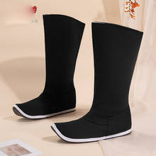 black soldier shoes han dynasty boots adults minister chinese cosplay ancient dynasty boot 2024 - buy cheap