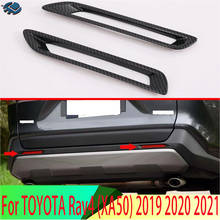 Acessórios decorativos para toyota rav4 (xa50) 2019 2020 decoração da tampa da luz de neblina traseira moldura de guarnição decoração 2024 - compre barato