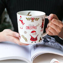 500ml Lovely Christmas Ceramic Coffee Tea Mugs Water Cup Home Drinkware 2024 - buy cheap