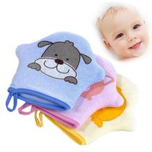 Cute Animal Cartoon Duck Print Baby Soft Cotton Bath Shower Exfoliating Rubbing Towel Glove baby care supplies 2024 - buy cheap