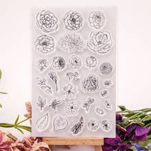 A Lot of Flowers Clear Stamp Transparent Seal DIY Scrapbooking Card Making Clear Silicone Stamp Crafts Supplies New Stamps 2021 2024 - buy cheap