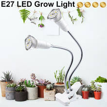 Led planta cresce a luz interior espectro completo led ue/eua lampe para iluminação interior cresce a luz e27 para mudas de interior growlight 2024 - compre barato