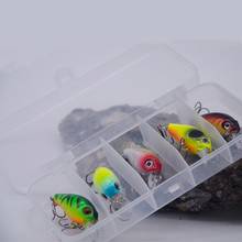 5Pcs/box  Mini Crankbaits Lure Set 4.5cm 3.8g  Fishing Lures Hard Artificial Baits With Fishing Tackle Box  Shipping Today 2024 - buy cheap