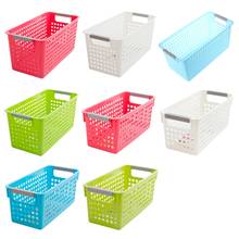 Japanese-style Stackable Plastic Storage Baskets/Bins Organizer Fruit Toys Clothes Glove Box Debris Storage Basket 2024 - buy cheap