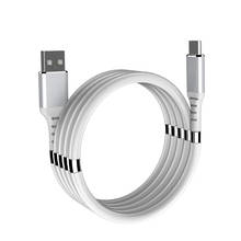 Магнитный кабель для быстрой зарядки и передачи данных 3,0 А для iPhone, Samsung, Xiaomi, автоматически Выдвижной Телефонный Кабель Micro USB Type-C для Android 2024 - купить недорого