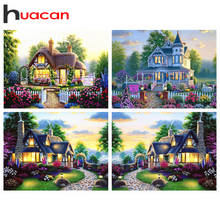 Huacan 5D Diamond Painting House Full Square/Round Diamond Embroidery Mosaic Landscape Handwork Kits Home Decor 2024 - buy cheap