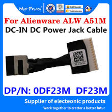 Новый кабель для ноутбука DC Power head для Dell Alienware ALW A51M материнская плата видеокарта DC-IN DC кабель питания 0DF23M DF23M 2024 - купить недорого