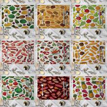 Fruit Vegetables Pattern Table Mat Creative Food Table Napkin For Wedding Kitchen Decor Placemat Dining Accessories 2024 - buy cheap