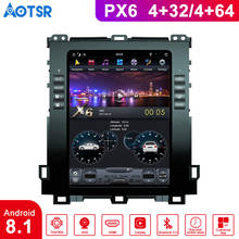 Reproductor Multimedia con pantalla LCD y GPS para coche, autorradio PX6 estilo Tesla con Android 8,1, 4GB, para Toyota Land Cruiser Prado/Lexus GX470 2002-2009 2024 - compra barato