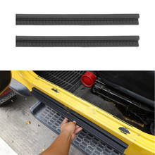 Car Door Sill Protector Plate Entry Guard Trim Stickers Rubber Styling Mouldings for Jeep Wrangler TJ 1997-2006 2024 - buy cheap