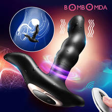 Prostate Massager For Man Sex Rotating Wireless Remote Vibrators 10 Frequency Vibrating Prostate Massager Rechargeable Anal Plug 2024 - buy cheap