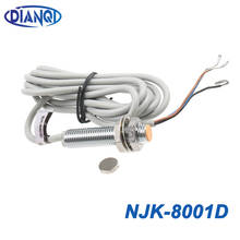 Sensor de proximidad inductivo magnético, interruptor NJK-8001D NPN NC, interruptor de proximidad por inducción 2024 - compra barato