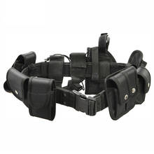 Cinturón de seguridad multifuncional para hombre, Kit de cinturón militar táctico con bolsa de herramientas, 10 Uds. 2024 - compra barato