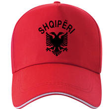 Gorra de béisbol de Albania Eagle, gorra de béisbol con nombre personalizado impreso, fotos, sombrero para el sol, Hip Hop, sombrero de camionero, gorra de viaje, gorra de papá para amantes 2024 - compra barato