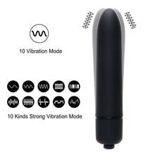 7 цветов 10 Скоростей мини-пуля, вибратор для женщин водонепроницаемый клитор фаллоимитатор со стимулятором вибратор секс-игрушки для женщин секс-товары 2024 - купить недорого