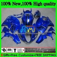 Carrocería para SUZUKI Hayabusa GSXR 1300 GSXR1300 96 97 98 azul brillante 99 01 48BS.26 GSXR-1300 1996 1997 1998 1999 2000 2001 2024 - compra barato