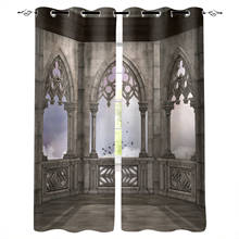 Gothic Vintage House Decorative Blackout Curtains Bedroom Living Room Kitchen Computer Room Home Decoration for Kids Gifts 2024 - buy cheap