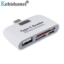 Kebidumei USB 3.1 OTG Card Reader Type C To USB Micro USB TF SD Card Adapter For Macbook Phone Tablet Memory Card Reader Adapter 2024 - buy cheap