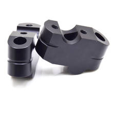 fits Kawasaki Z400 2020-oN handlebar risers Height up Adapters aluminum alloy black 2024 - buy cheap