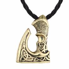 Chandler Big Axe Pendant Necklace Viking Axe Celti Axe Perun's Viking Jewelry Antique  Bronze Plating Metal Luxury 2024 - buy cheap