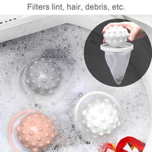 Colector de pelo de malla de bola de lavandería, herramienta de depilación de lavadora, filtro de atrapapelo de suciedad de lavandería, filtro de red de lavadora 2024 - compra barato