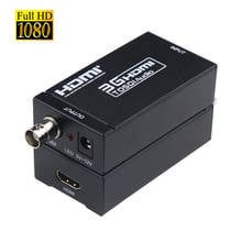 1080P HDMI в SDI конвертер мини 3g HDMI в SD-SDI HD-SDI 3G-SDI адаптер сигнала с аудио-видео выходом для камеры домашнего кинотеатра 2024 - купить недорого