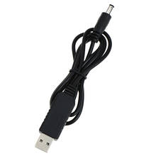 Venda quente 1pc usb dc 5v para dc 12v step up cabo módulo conversor conector masculino 2.1x5.5mm 2024 - compre barato