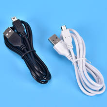1 м длинный мини USB кабель синхронизации и зарядки провод тип A до 5 Pin B зарядное устройство для телефона 2024 - купить недорого