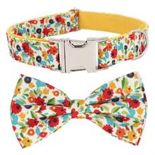 floral girl dog collar flower,dog bowtie collar for big, small dog gift 2024 - buy cheap