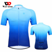 Camisa de manga curta para ciclismo west biking, roupa de ciclismo respirável de verão para road bike e mtb 2024 - compre barato