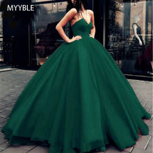 MYYBLE Red Ball Gown Prom Dresses 2021 Sweetheart Tulle Long Prom Gown Evening Party Dresses A formal dress 2024 - buy cheap